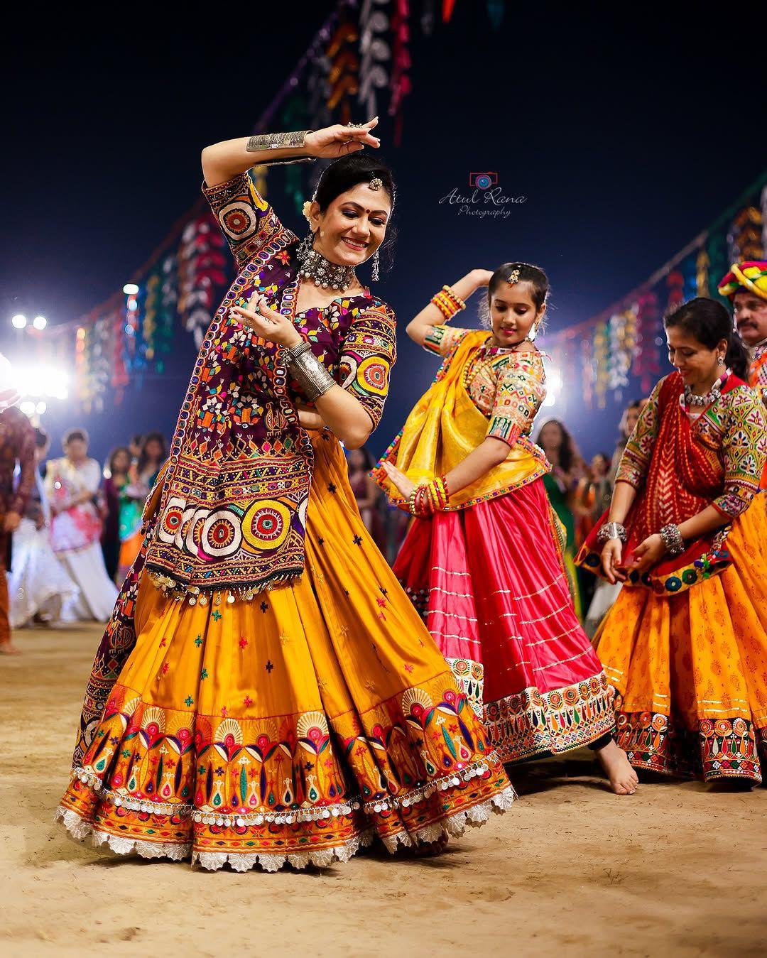 Starry Night Raas Navratri Lehenga Choli
