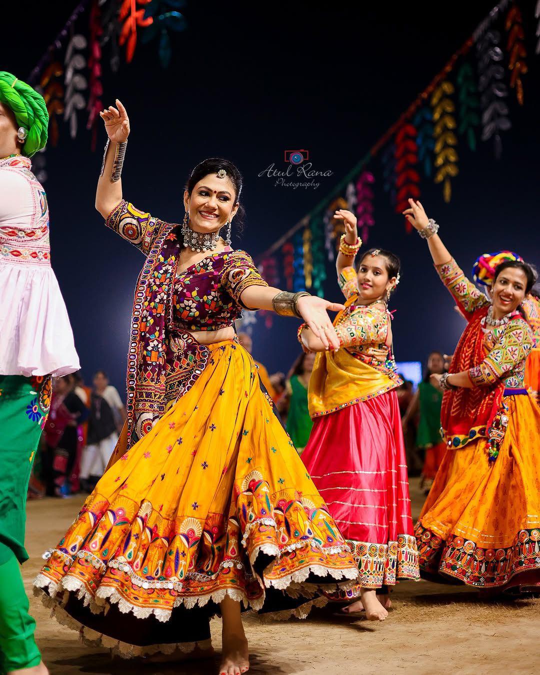 Starry Night Raas Navratri Lehenga Choli