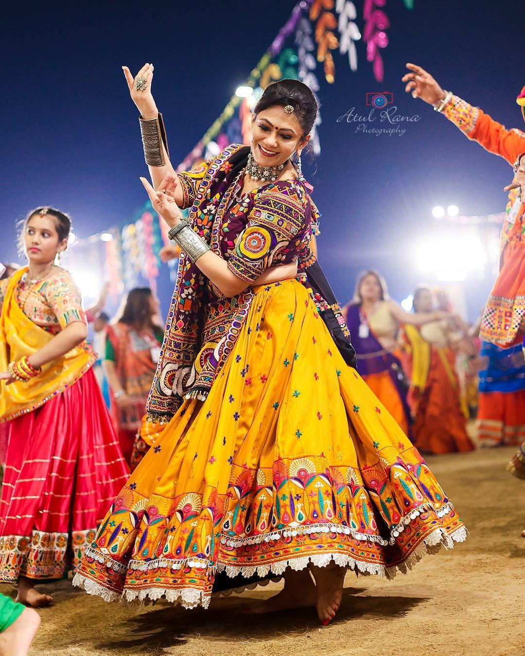 Starry Night Raas Navratri Lehenga Choli