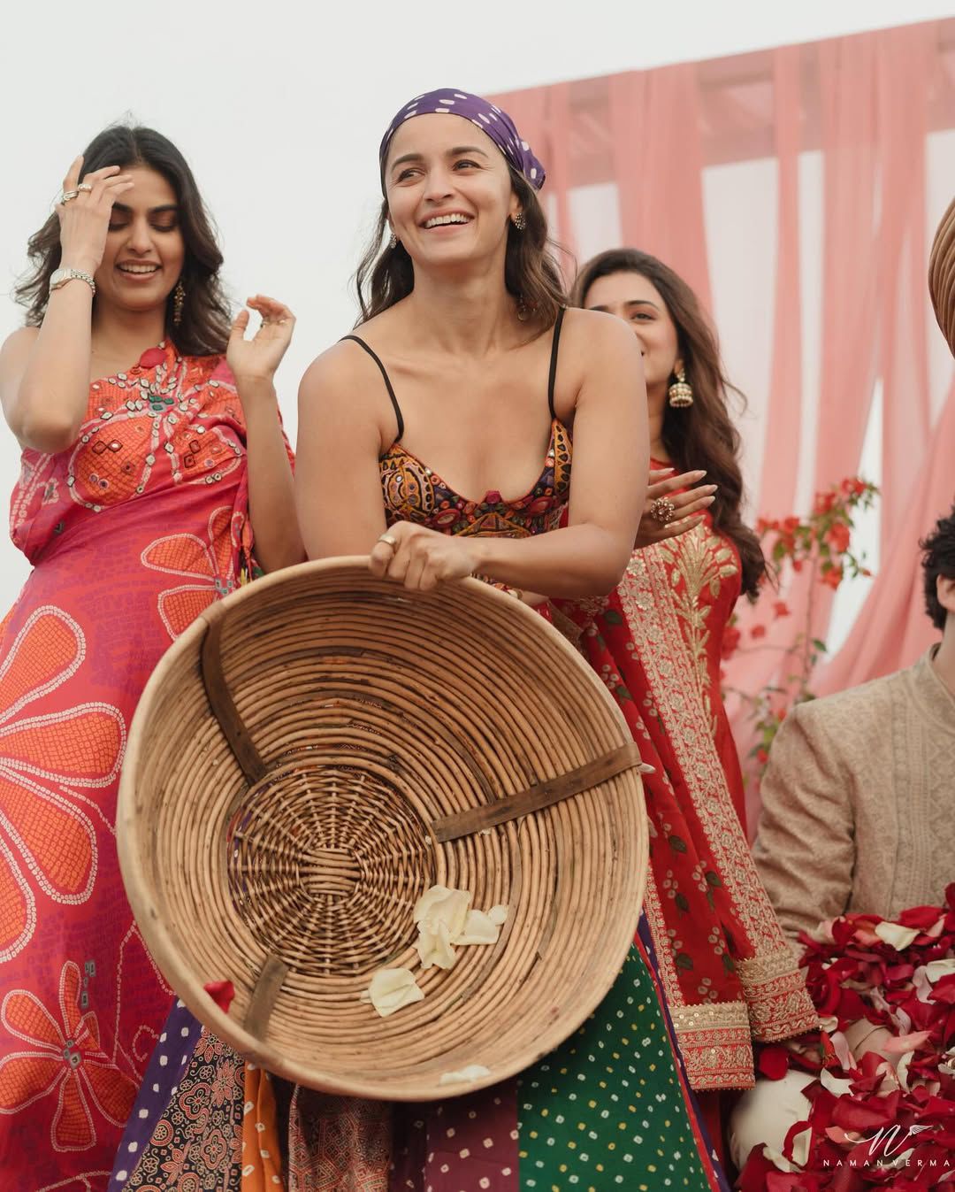 Alia Bhatt Jhumri Jalsa Navratri Lehenga