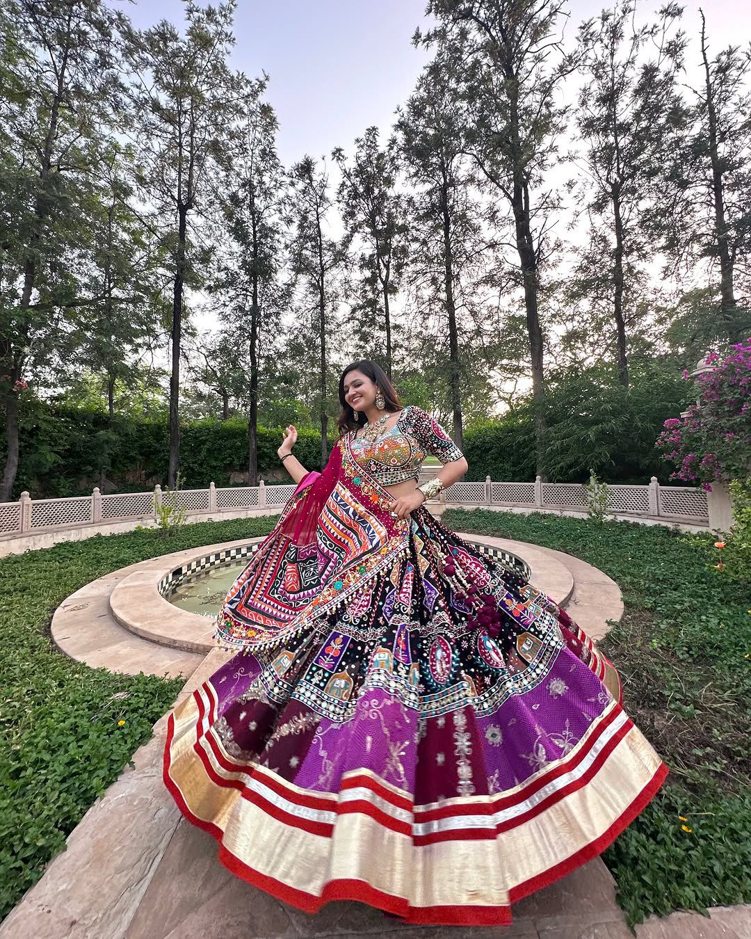 Naqsh Nazaara Navratri Lehenga Choli