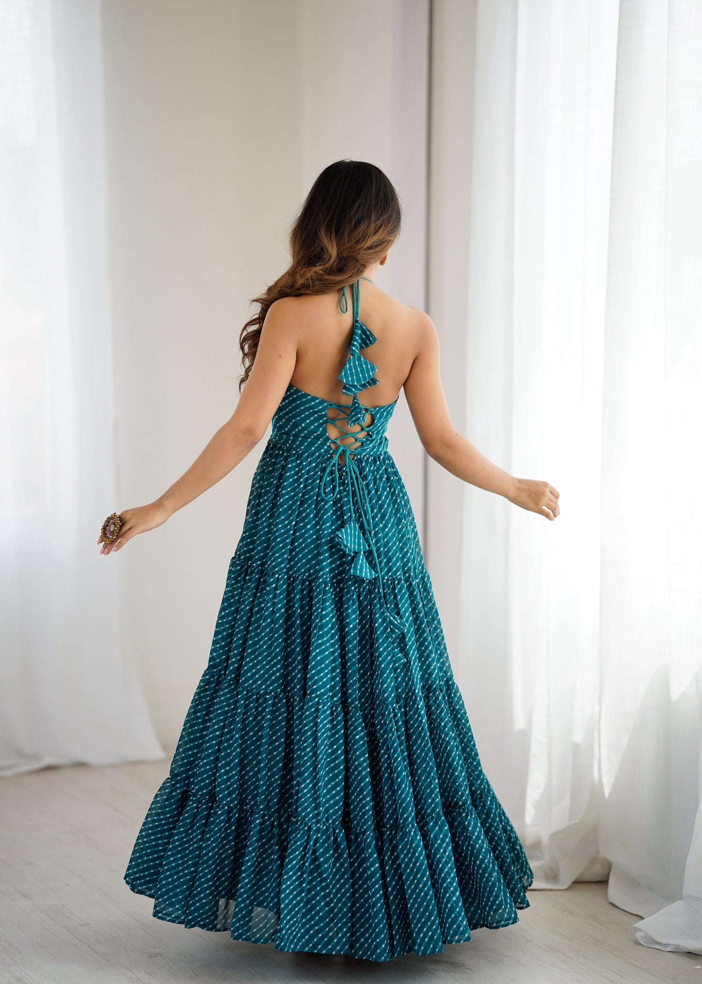 Starry Grace Navratri Gown