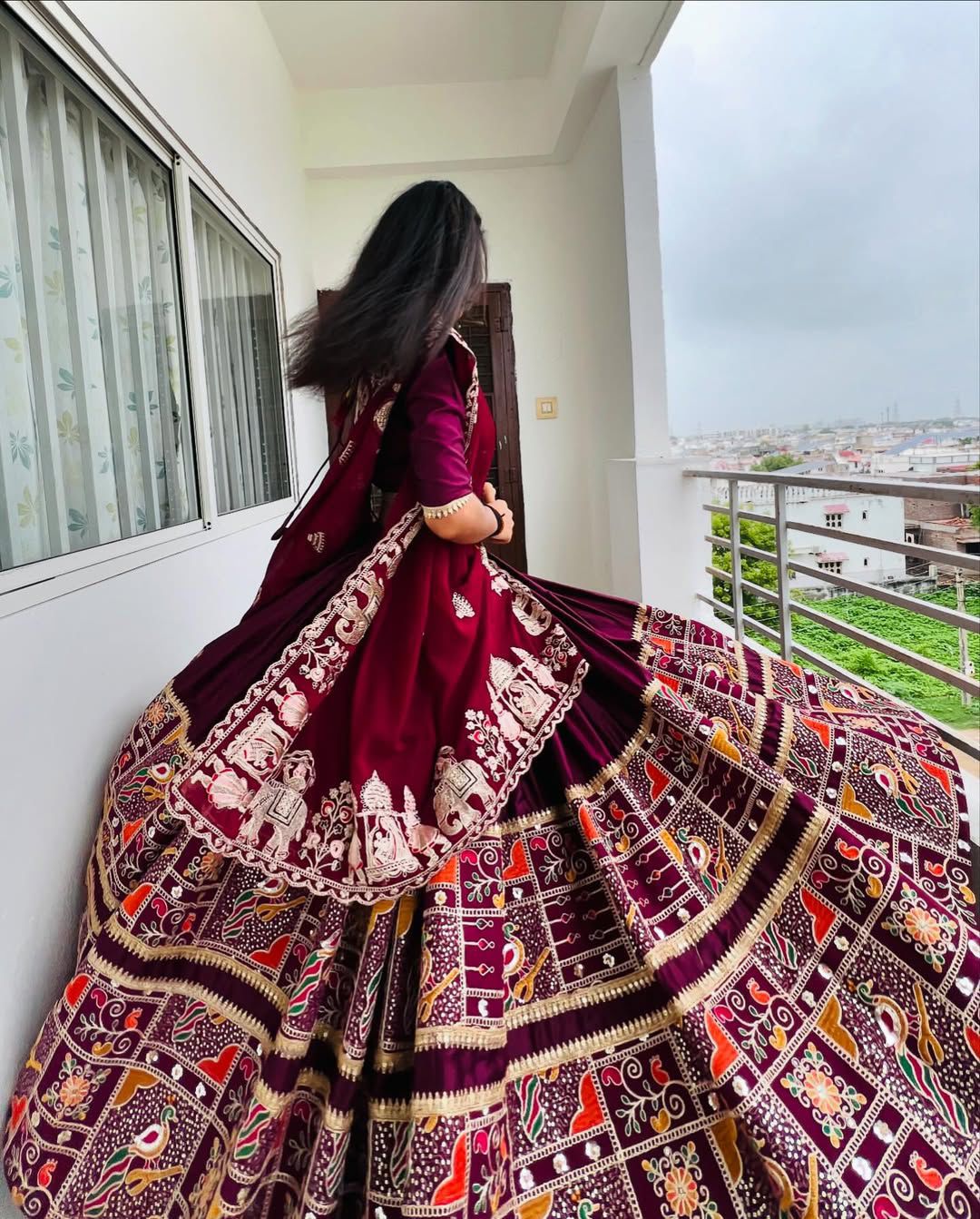 Kumkum Queen Navratri Lehenga Choli