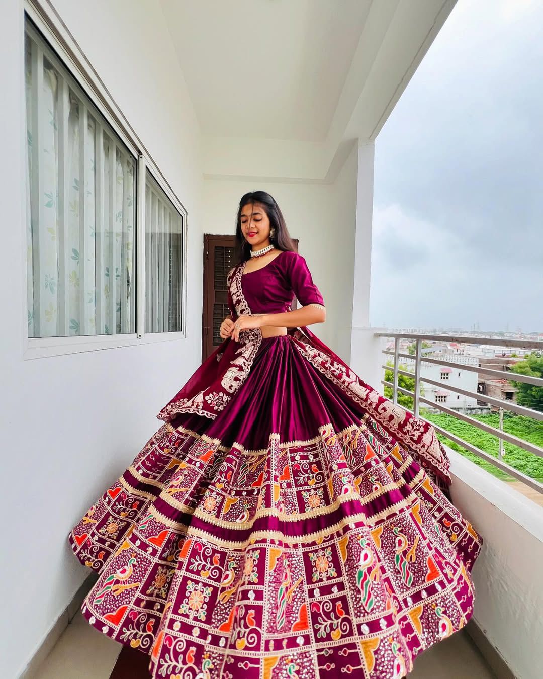 Kumkum Queen Navratri Lehenga Choli