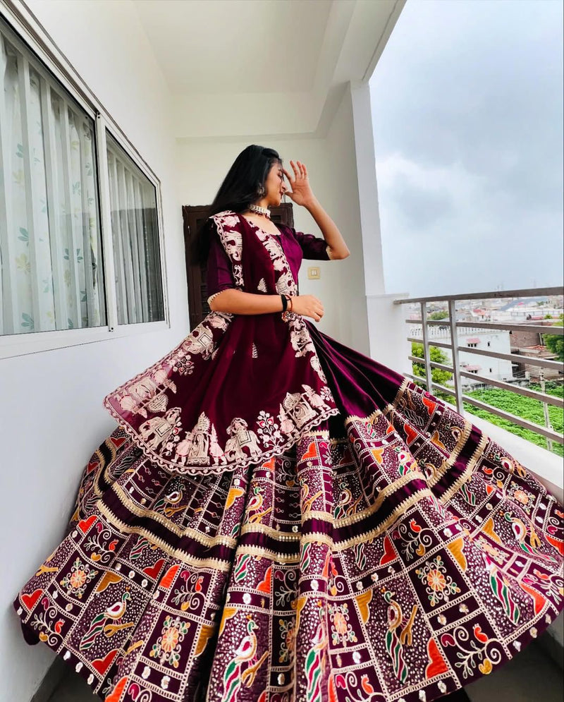 Kumkum Queen Navratri Lehenga Choli