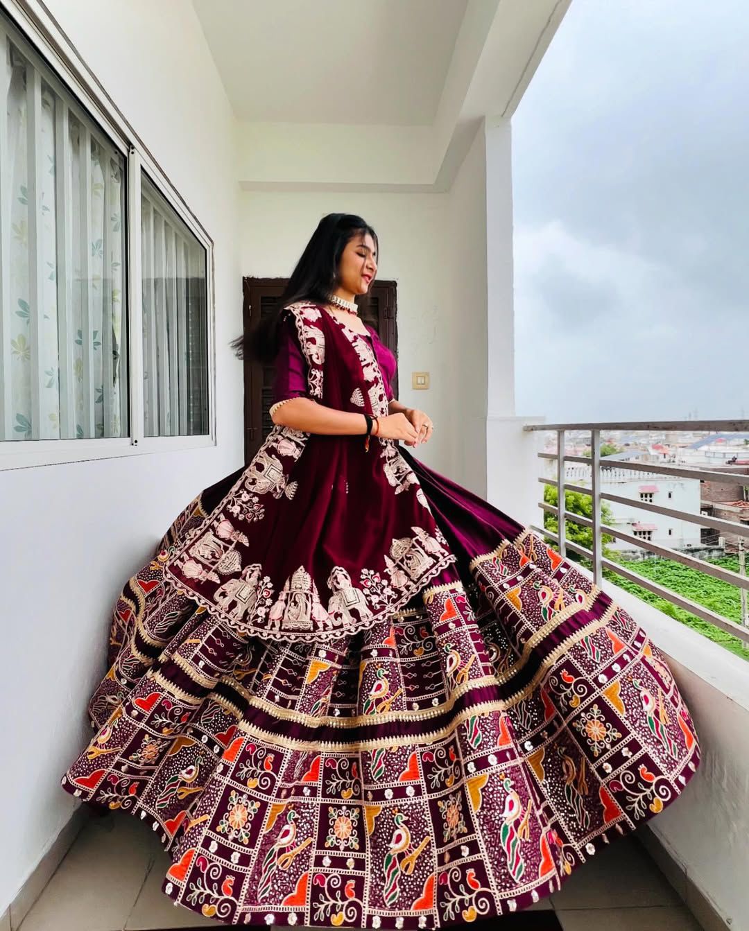 Kumkum Queen Navratri Lehenga Choli