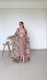 Zariah Blush Indo Western Set