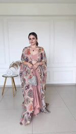 Zariah Blush Indo Western Set