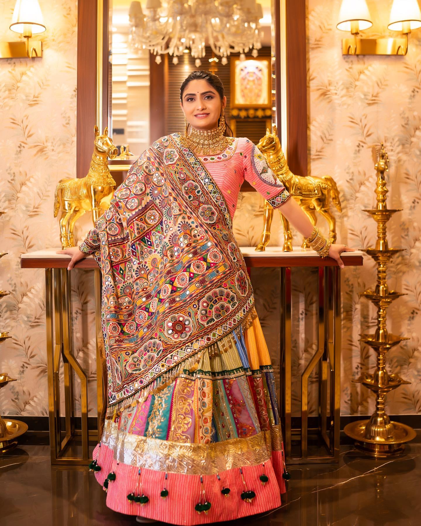 Ghoonghat Gauri Navratri Lehenga Choli