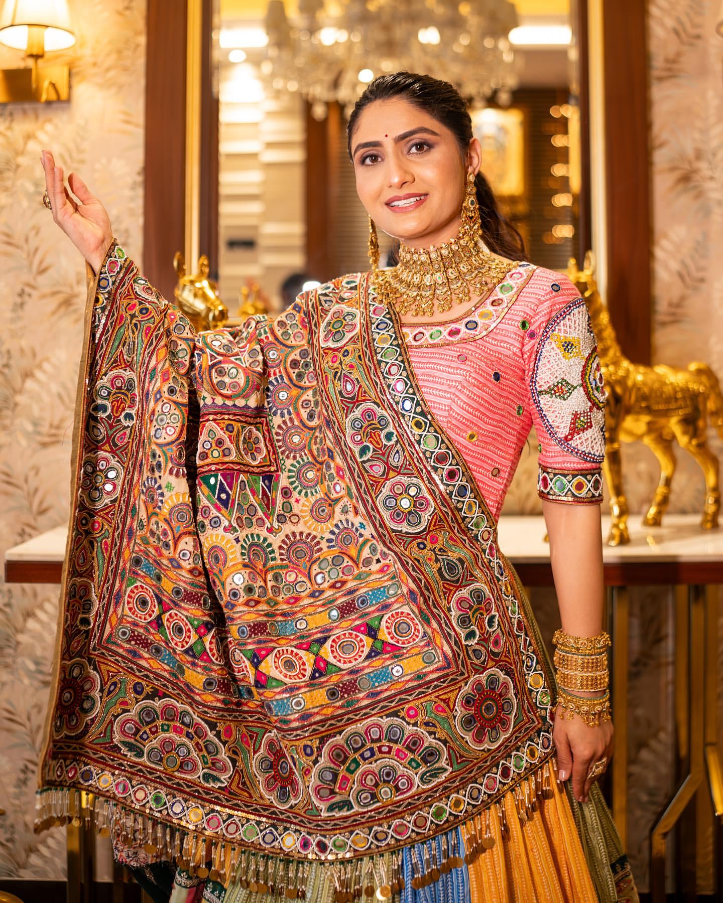 Ghoonghat Gauri Navratri Lehenga Choli