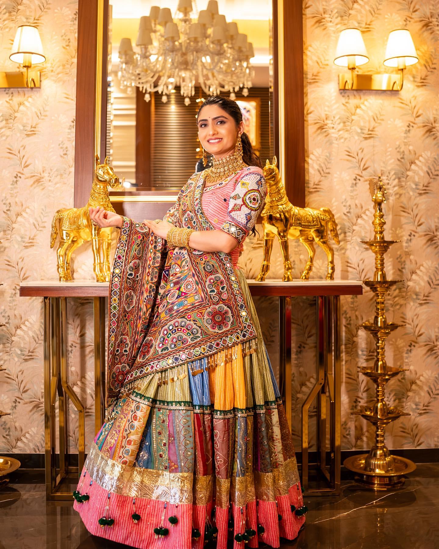 Ghoonghat Gauri Navratri Lehenga Choli
