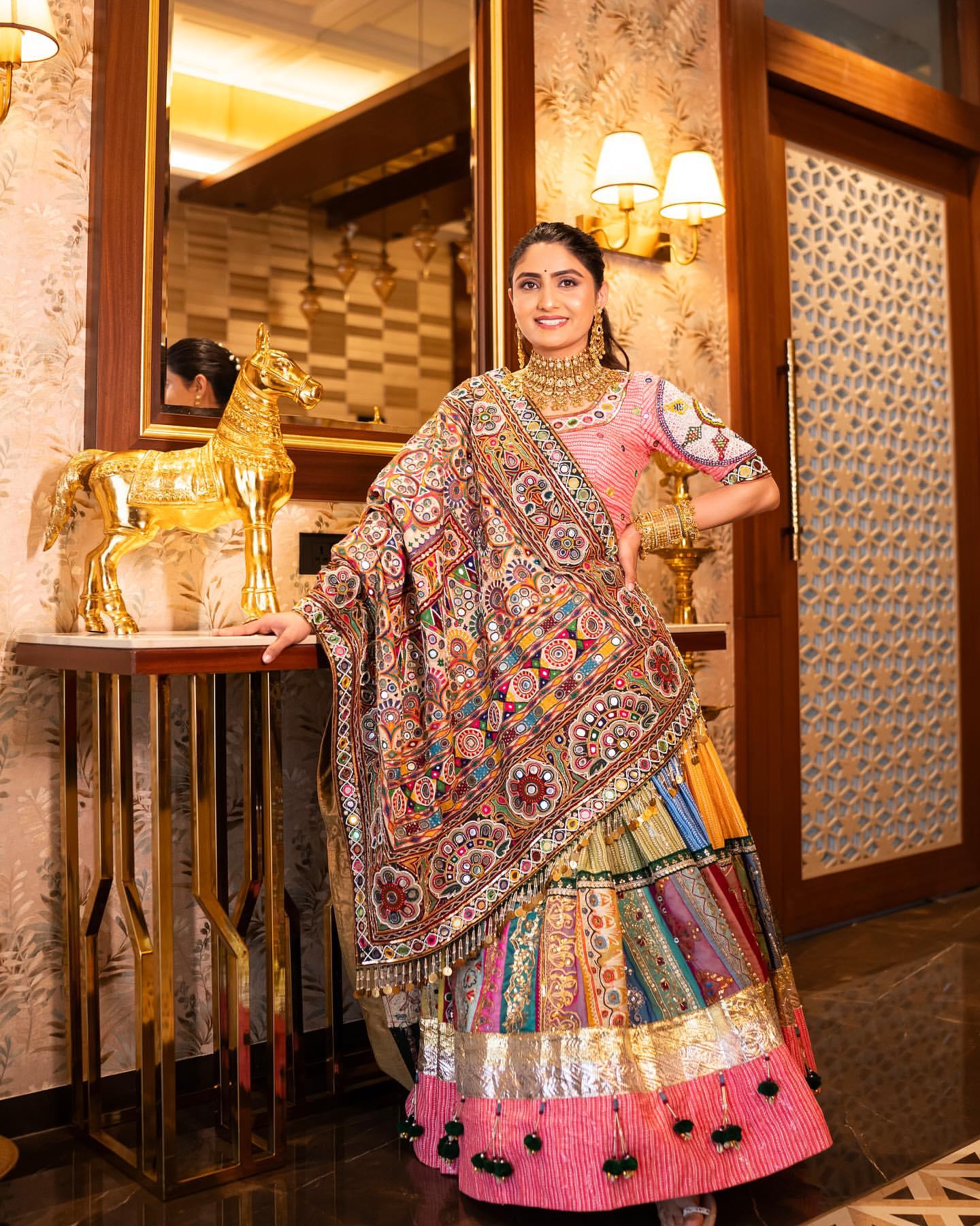 Ghoonghat Gauri Navratri Lehenga Choli