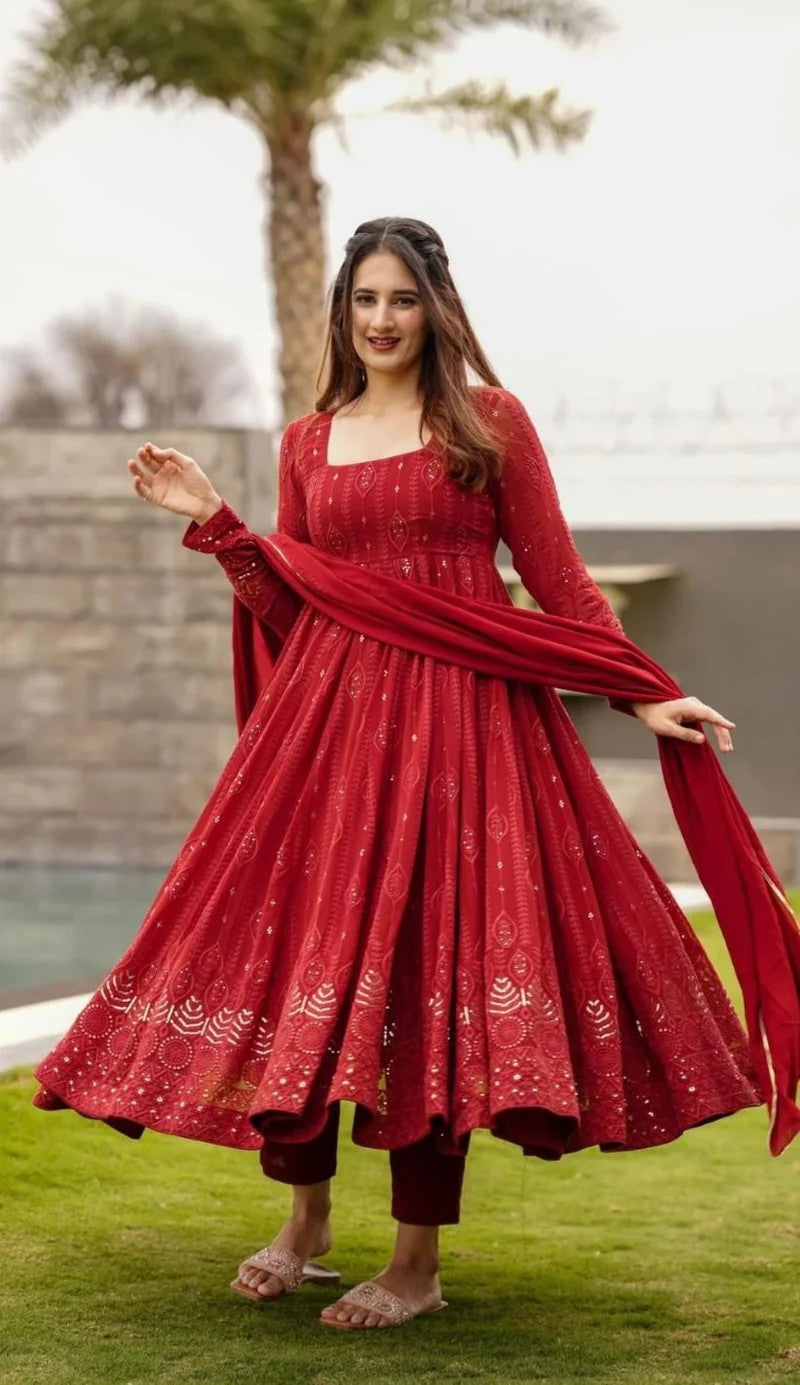 Saanjh Saaz Anarkali Set