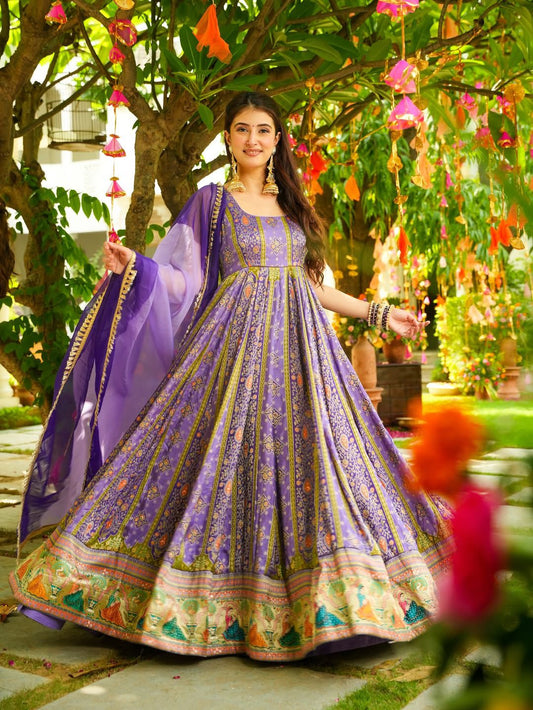 Amethyst Aura Gown