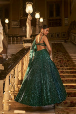 Royal Emerald Radiance Lehenga
