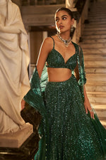Royal Emerald Radiance Lehenga