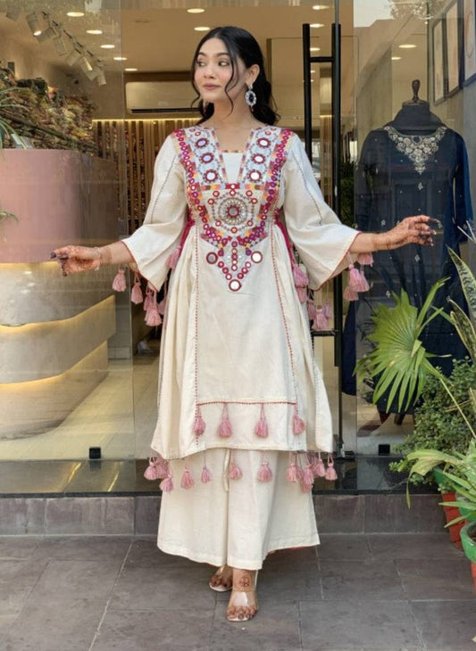 Boho Loom Khadi Indo-Western Set
