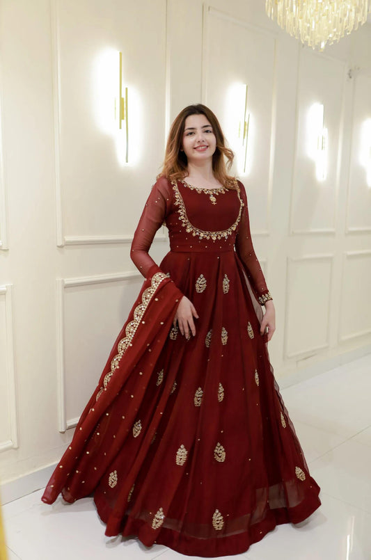 Aafreen Georgette Anarkali Gown