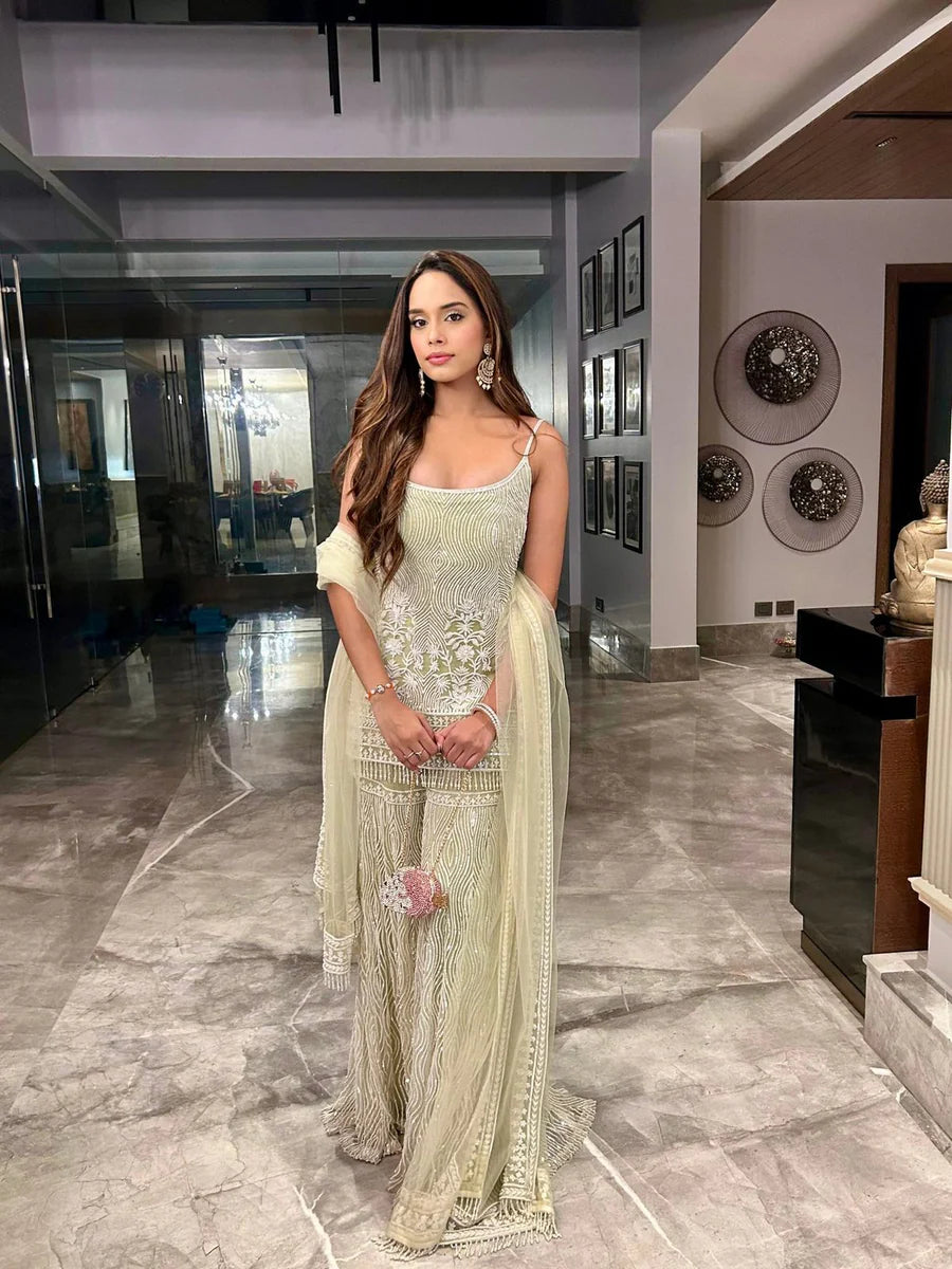 Shehnaaz Sharara Set
