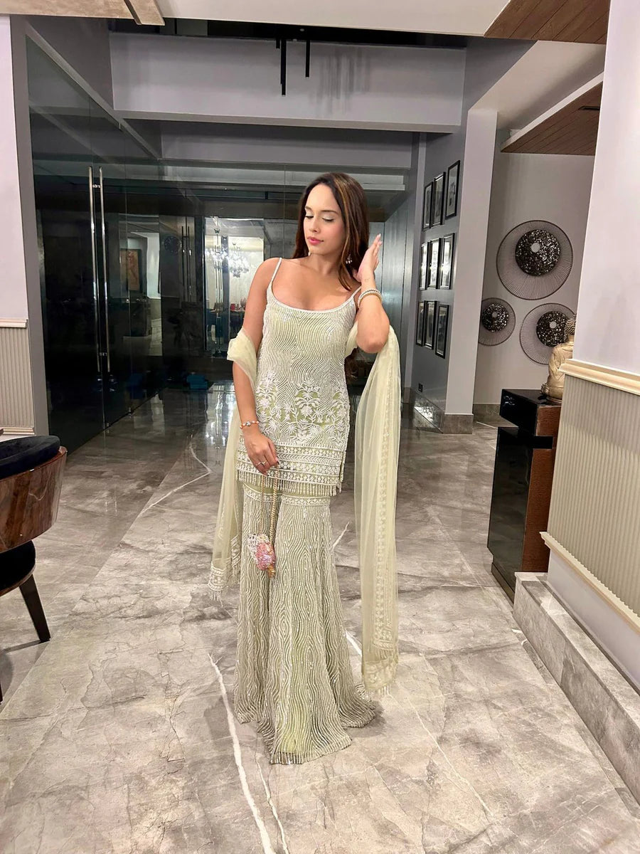 Shehnaaz Sharara Set