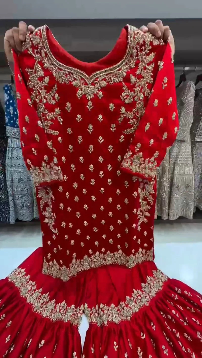Surkh Sitara Salwar Suit