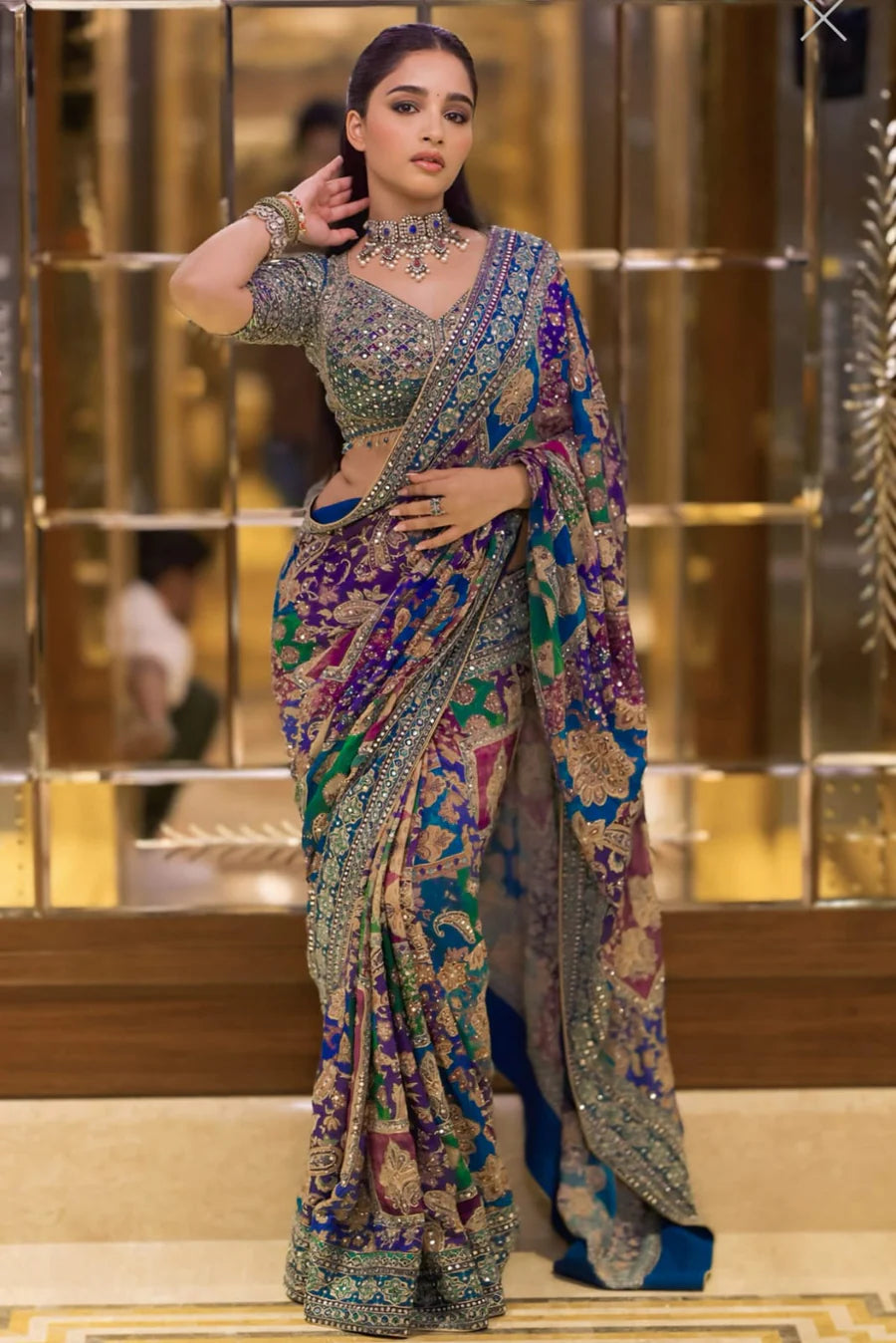 Feathered Aura Saree