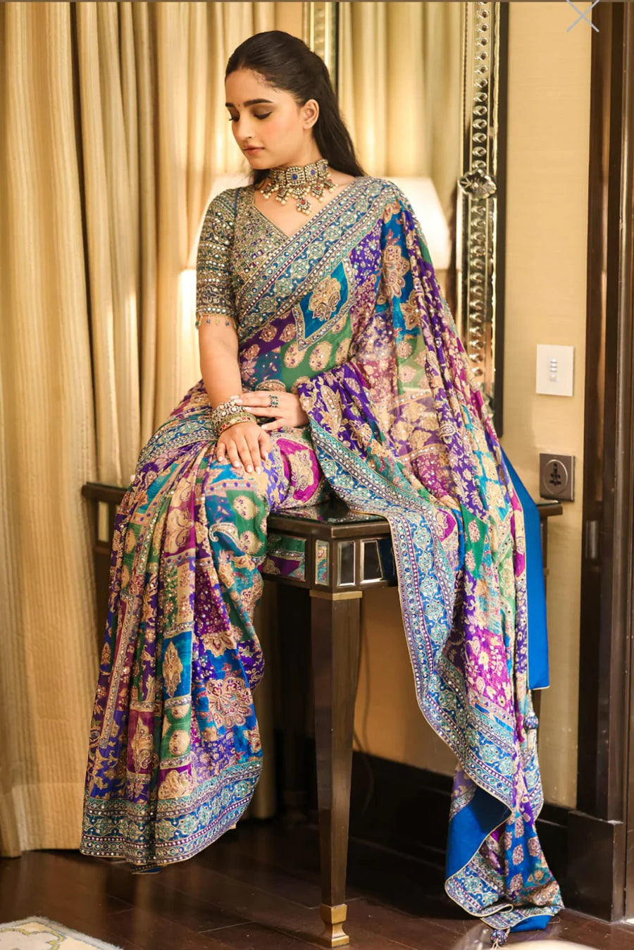 Feathered Aura Saree