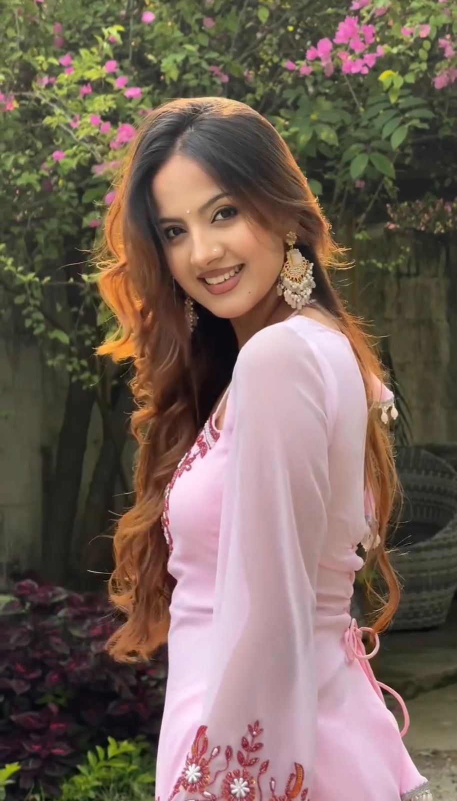 Pink Heirloom Indo Western