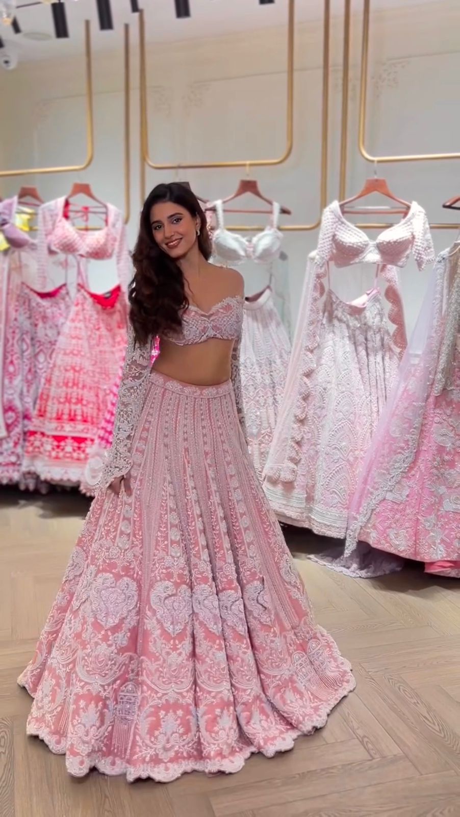 Misty Rose Lehenga Choli