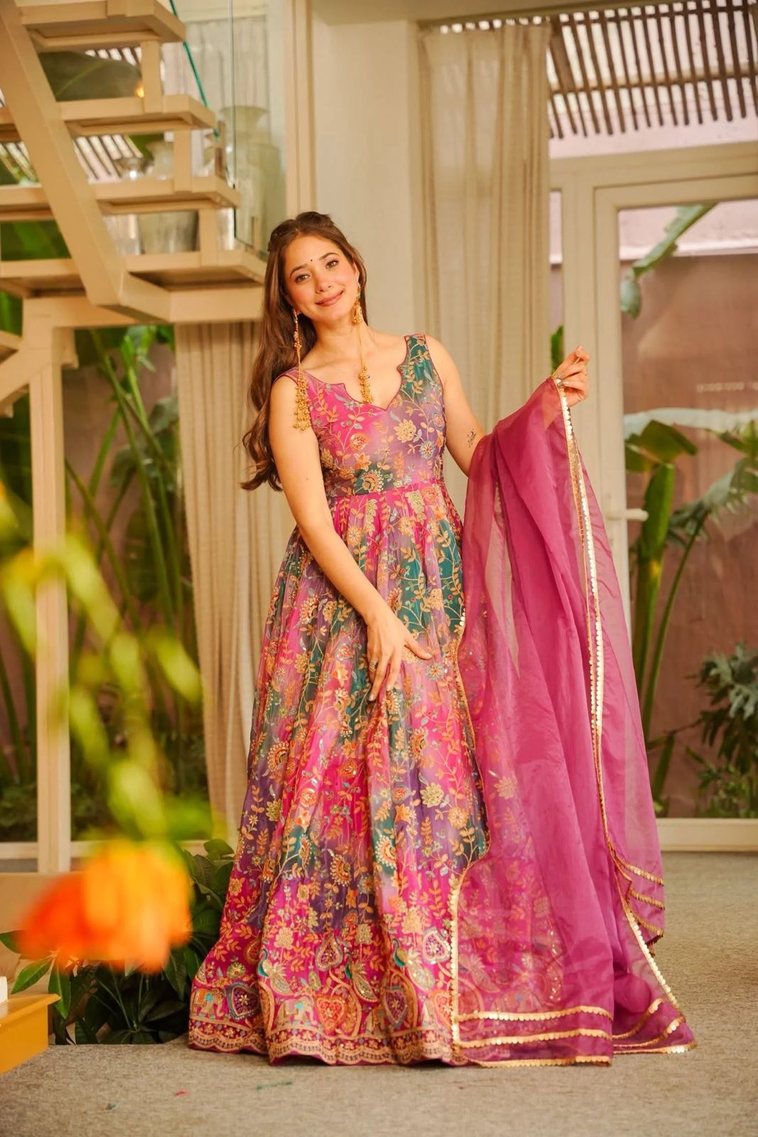 Saanjh Serenity Anarkali Set