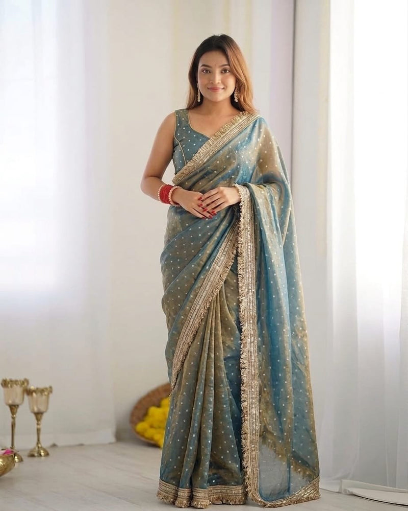 Imperial Butti Charm Saree