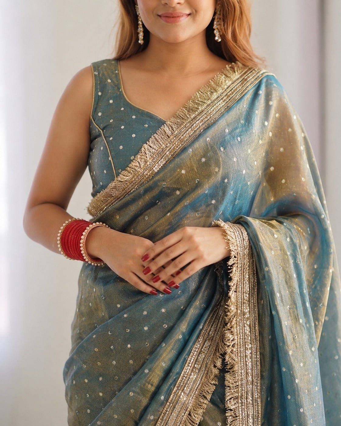 Imperial Butti Charm Saree