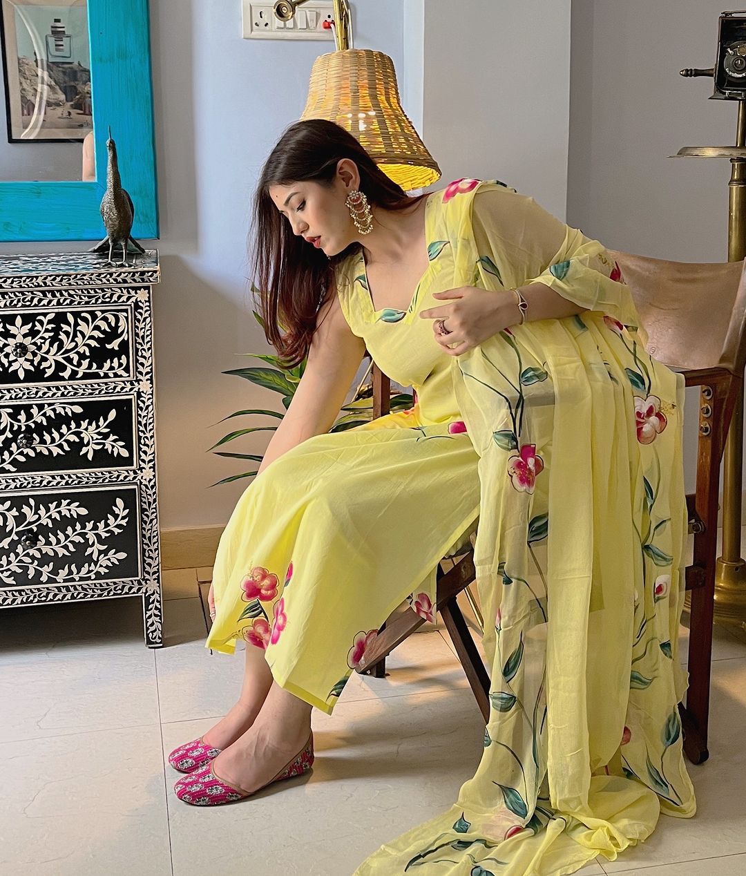 Rangriti Handpainted Salwar Suit