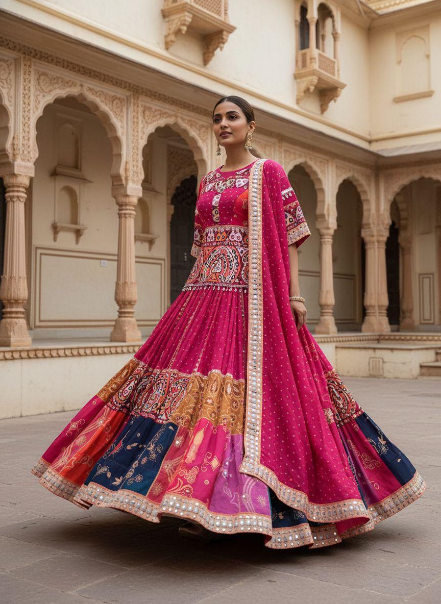 Maa Durga Navratri Lehenga Choli
