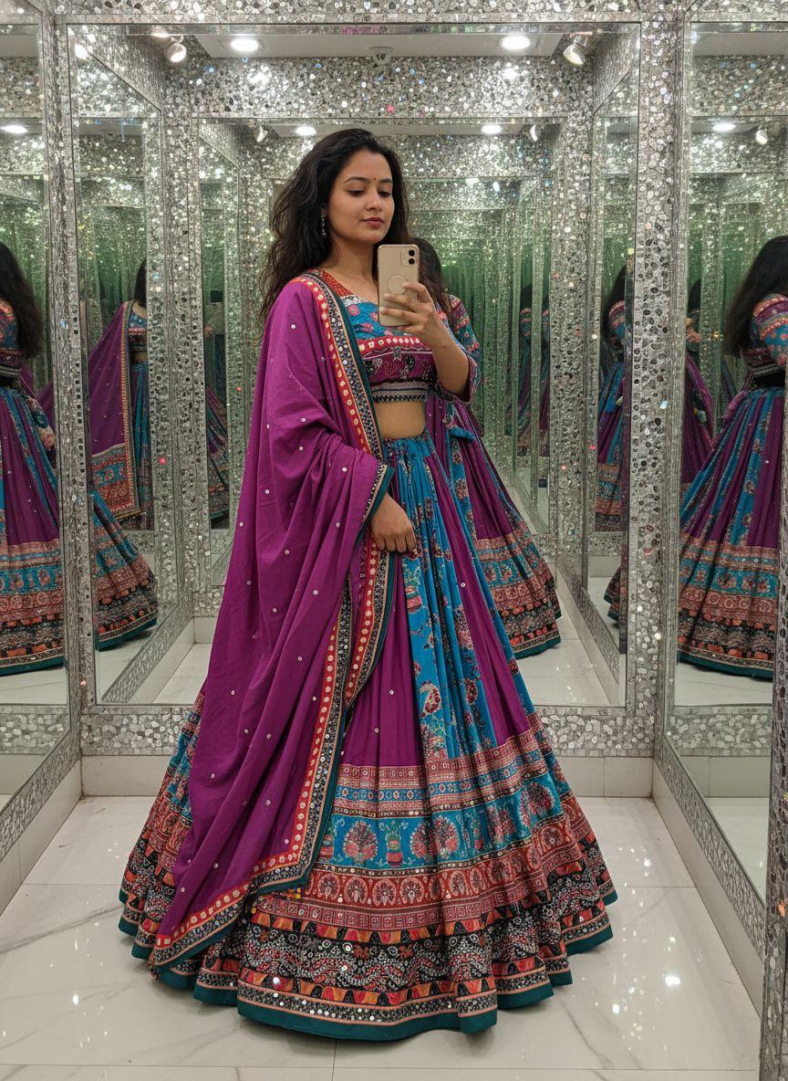Raas Rhythm Royal  Navratri Lehenga Choli