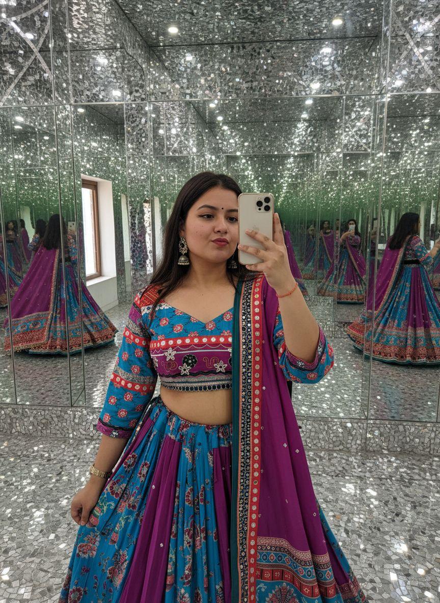 Raas Rhythm Royal  Navratri Lehenga Choli