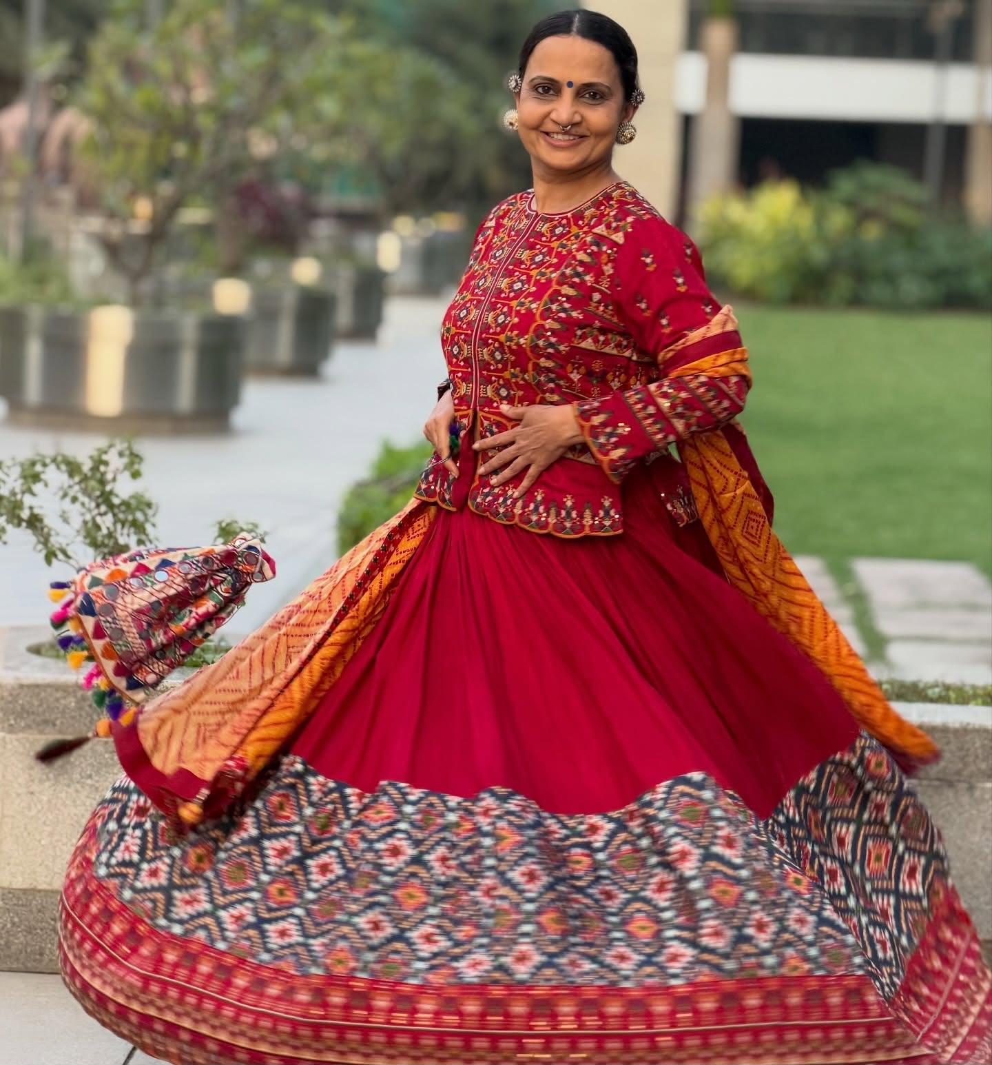 Leheriya Luxe Navratri Lehenga Choli