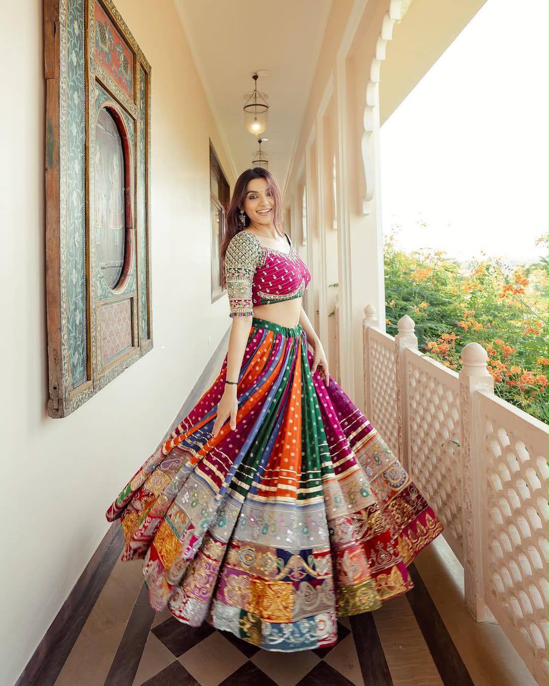 Kumudini Queen Navratri Lehenga Choli