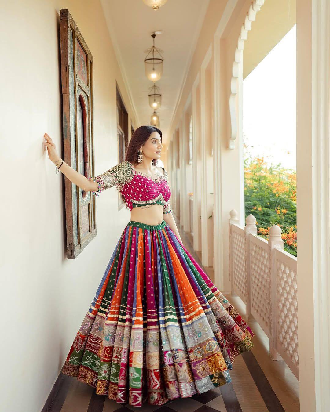 Kumudini Queen Navratri Lehenga Choli