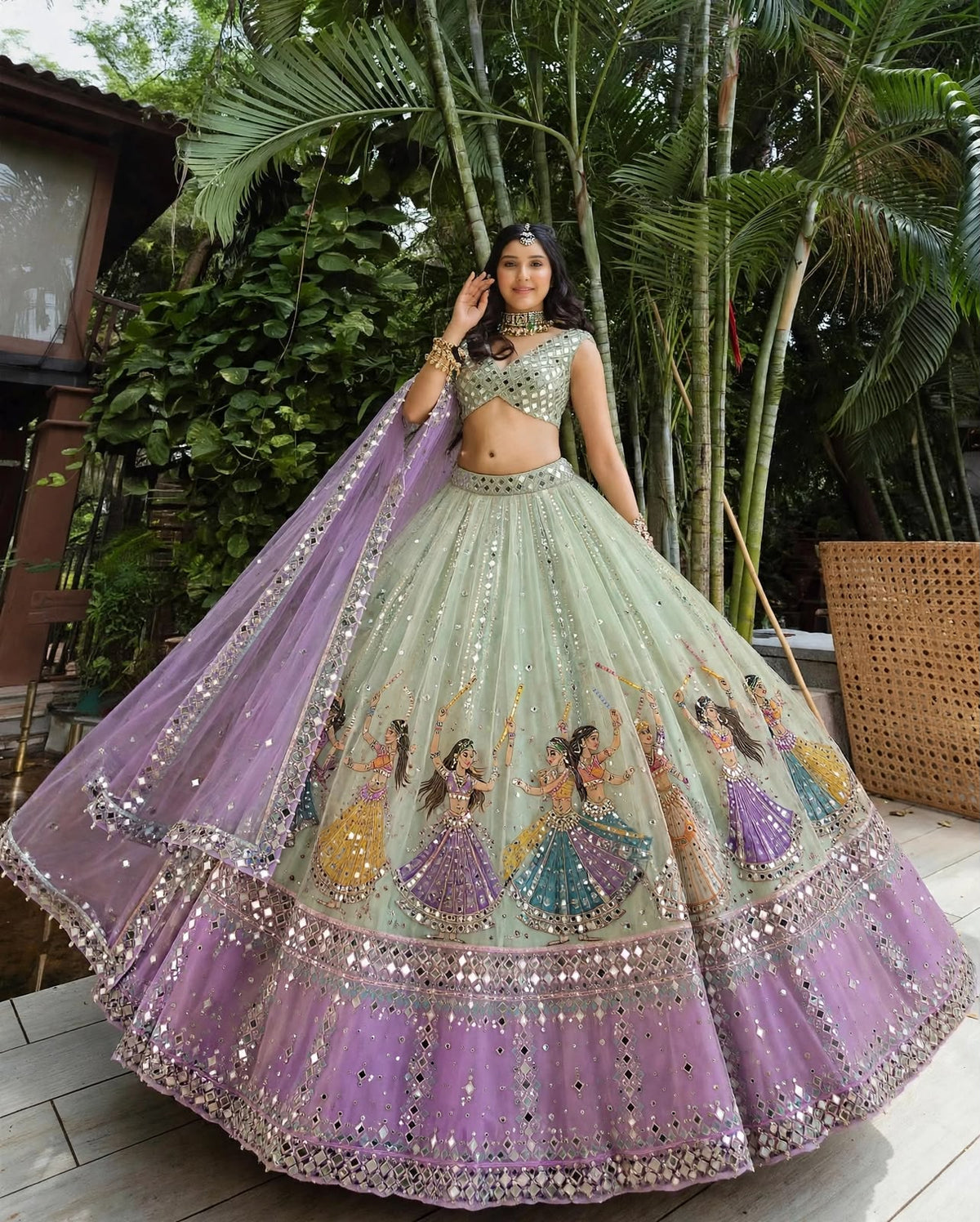 Garbani Rangrani Navratri Lehenga Choli