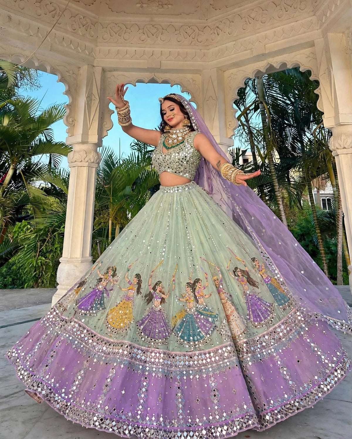 Garbani Rangrani Navratri Lehenga Choli
