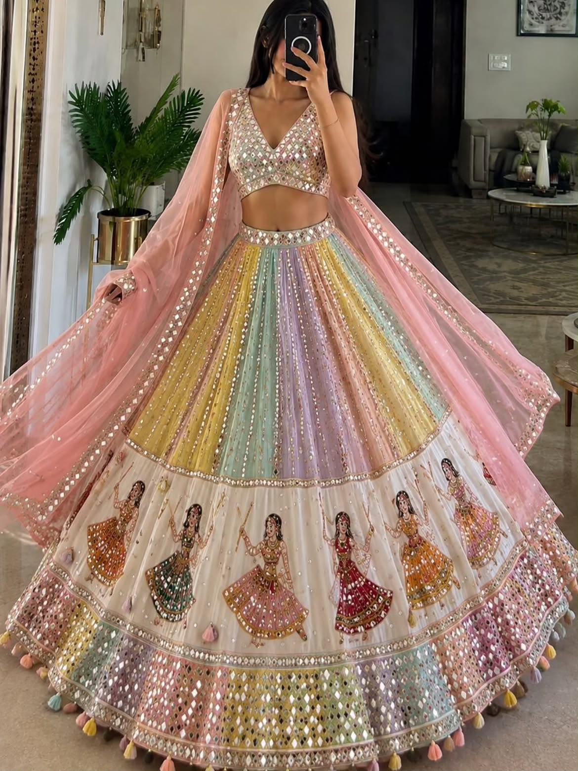 Garbani Rangrani Navratri Lehenga Choli