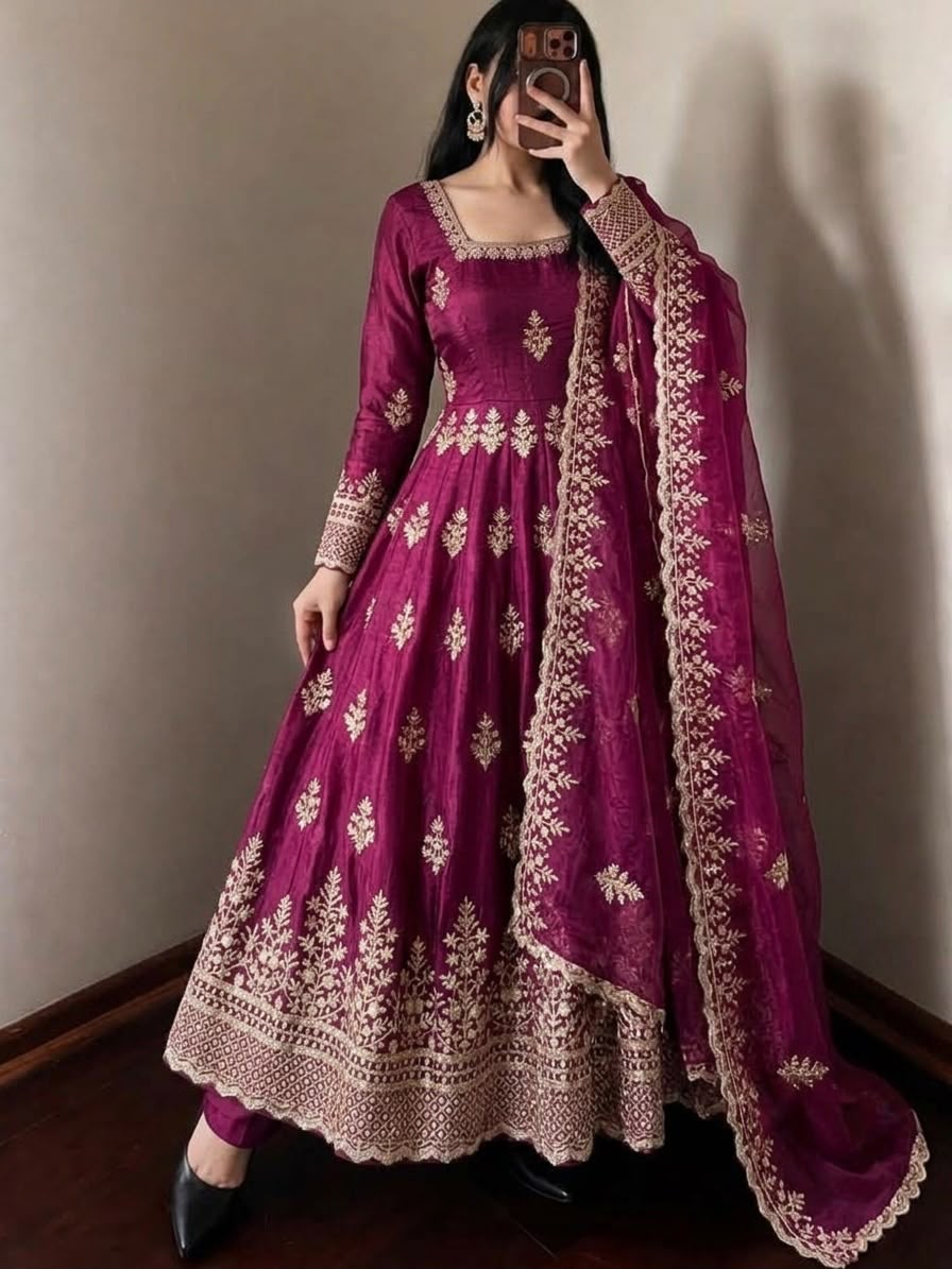 Mehfil-e-Bahar Anarkali Set
