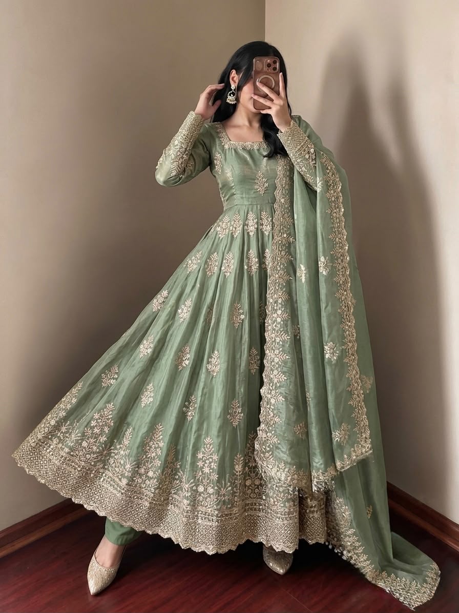 Mehfil-e-Bahar Anarkali Set