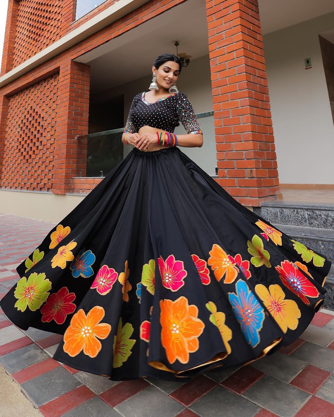 Ghoomar Grace Navratri  Lehenga choli