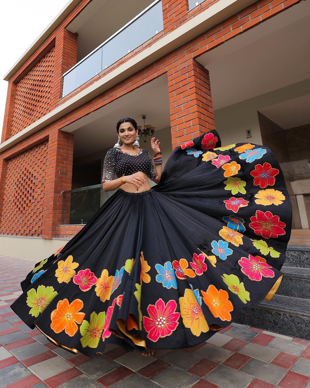Ghoomar Grace Navratri  Lehenga choli