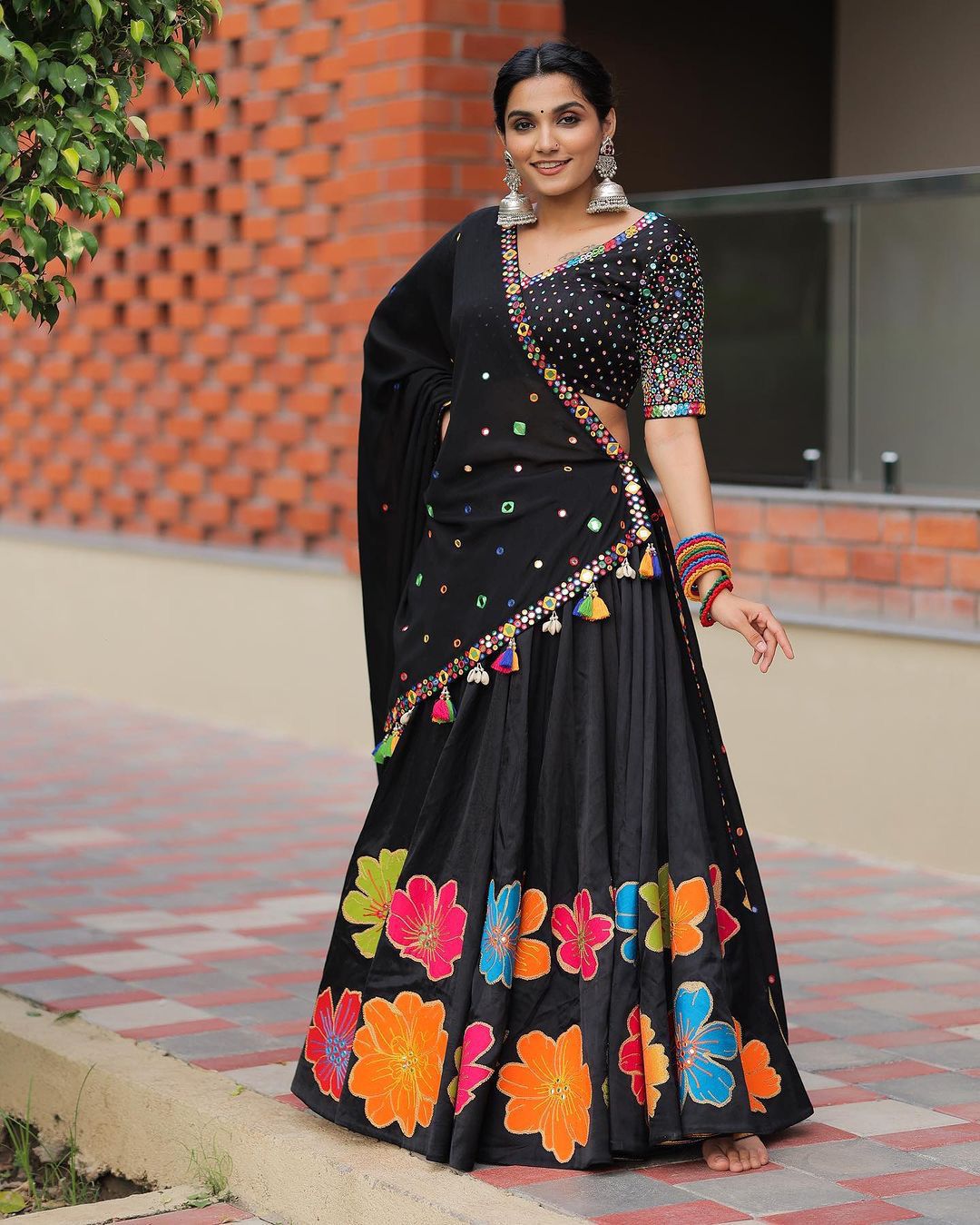 Ghoomar Grace Navratri  Lehenga choli