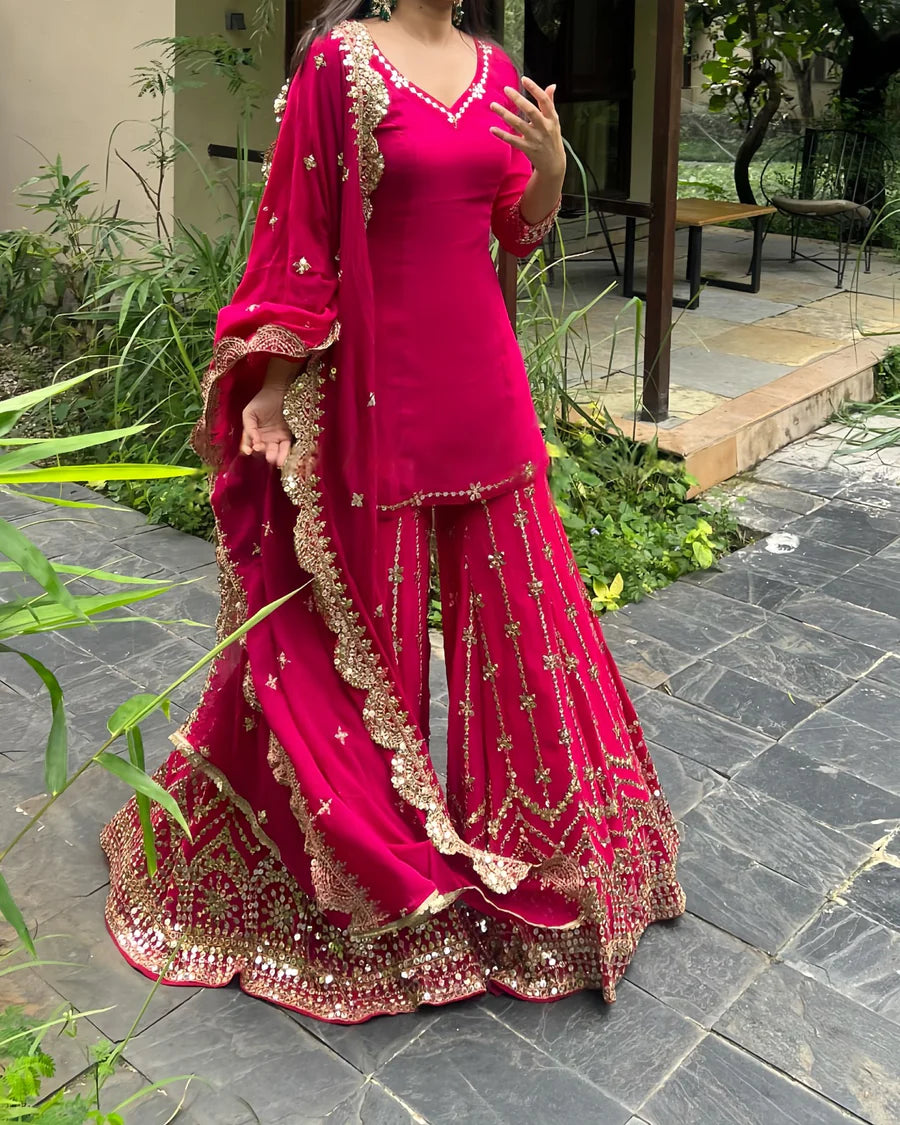 Viraasat Vogue Sharara Set