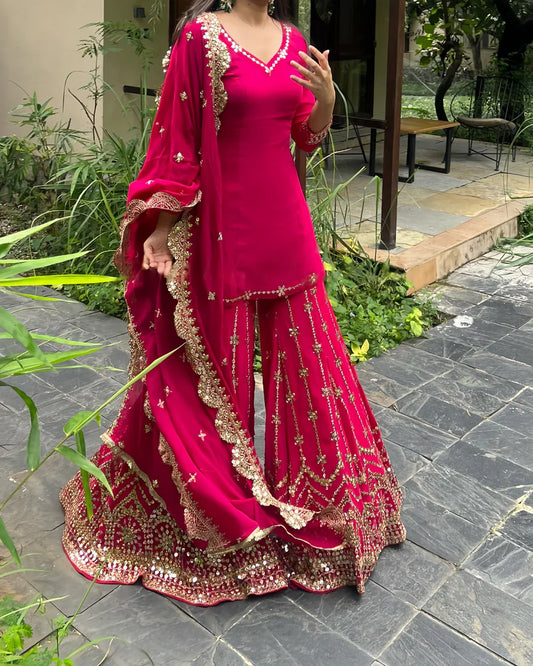 Viraasat Vogue Sharara Set