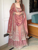Maayeri Rose Pink Gharana Set